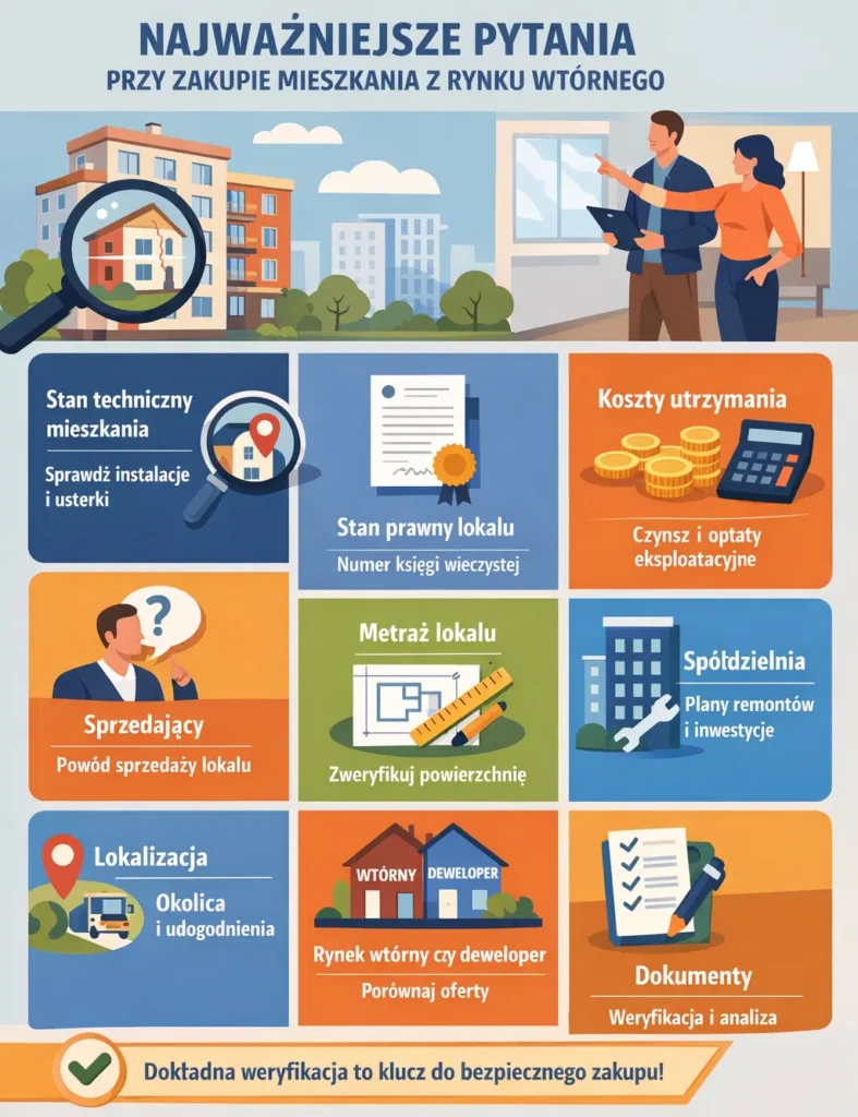 pytania przy oglądaniu mieszkania